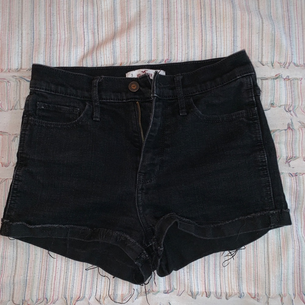 High-waisted shorts